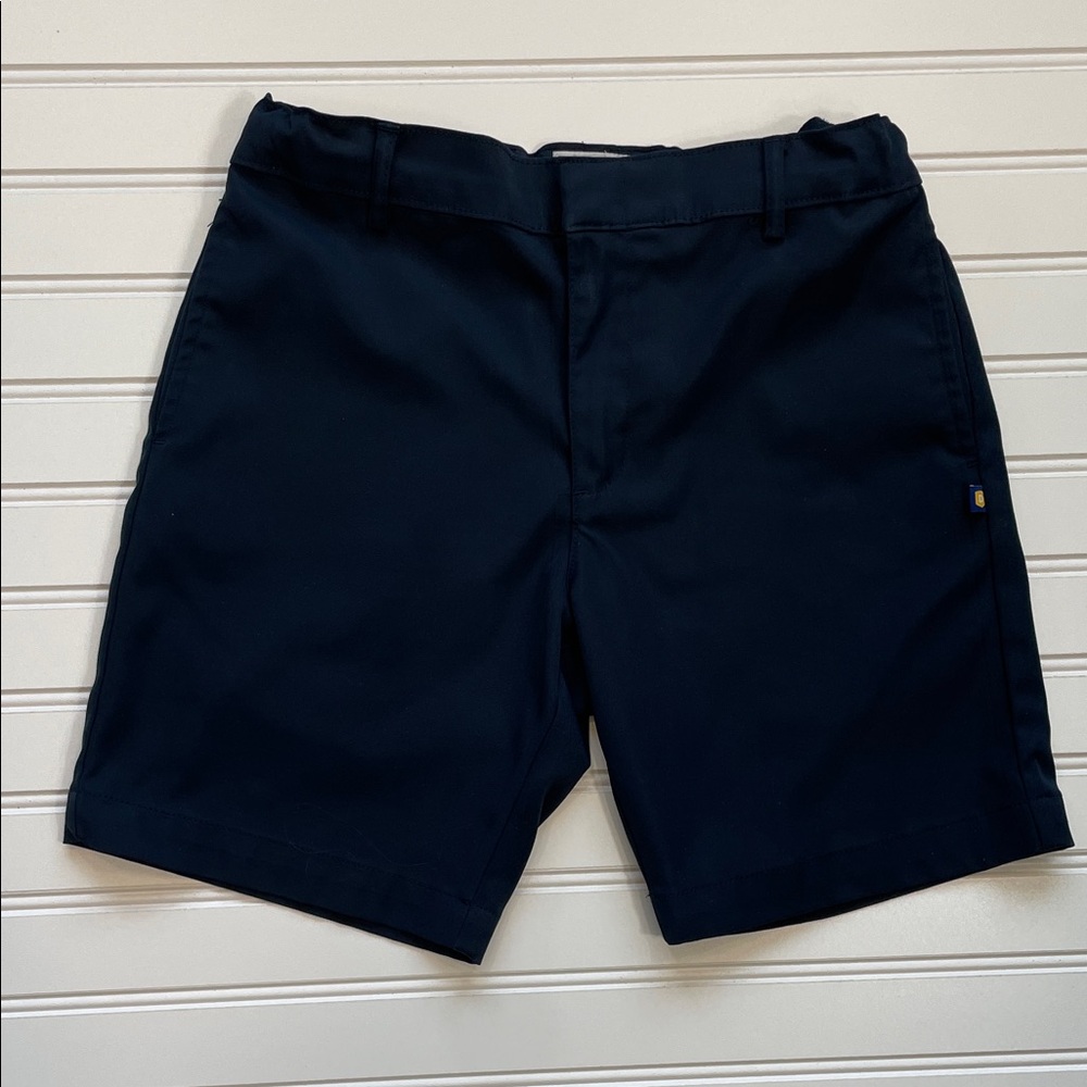Dennis Uniform boys shorts school size 10H husky adjustable waist
